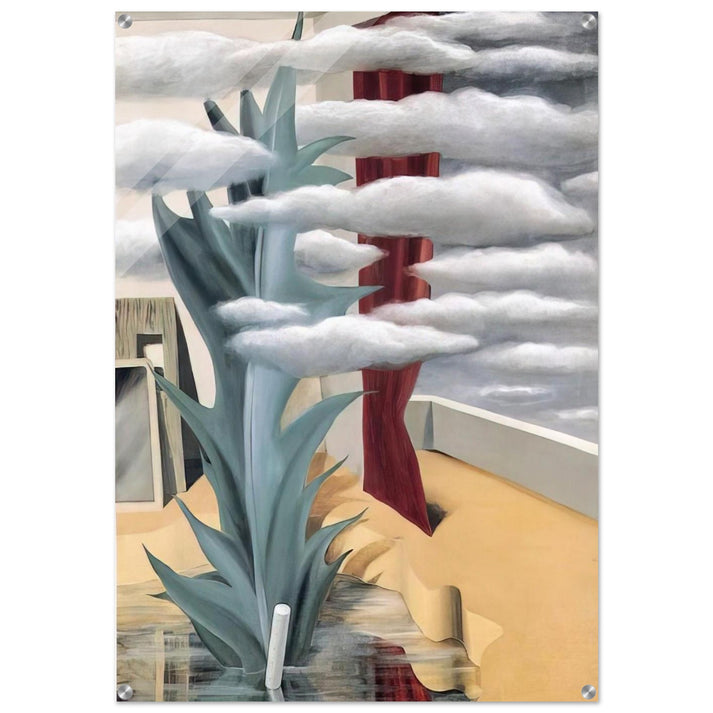 AFTER THE WATER THE CLOUDS 1926 - Rene Magritte Acrylic Print - 70x100 cm / 28x40″ inches