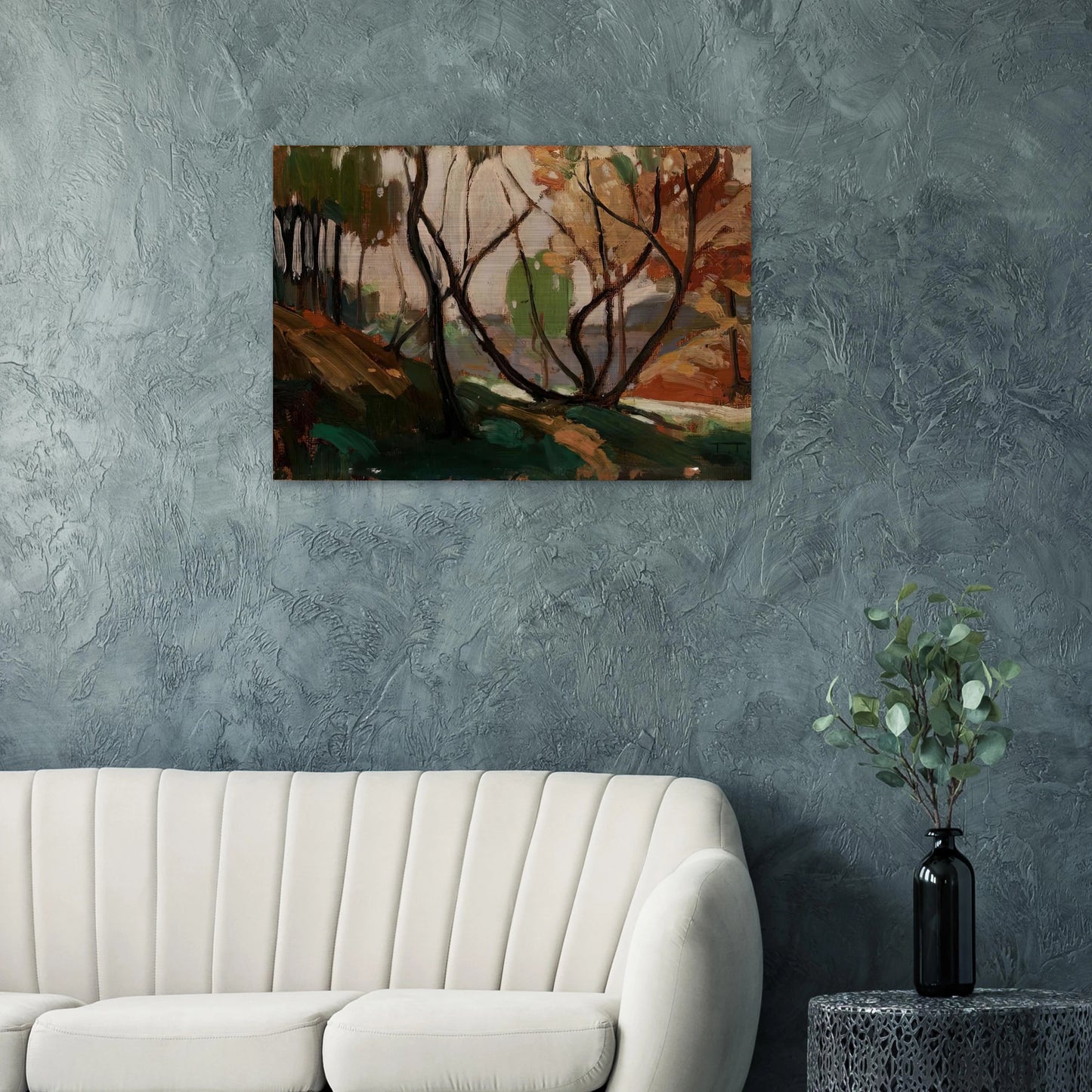 SKETCH FOR OPULENT OCTOBER 1915 - Tom Thomson Brushed Aluminum Print - 70x100 cm / 28x40 inches | Tom Thomson Aluminum Print | Tom Thomson Prints