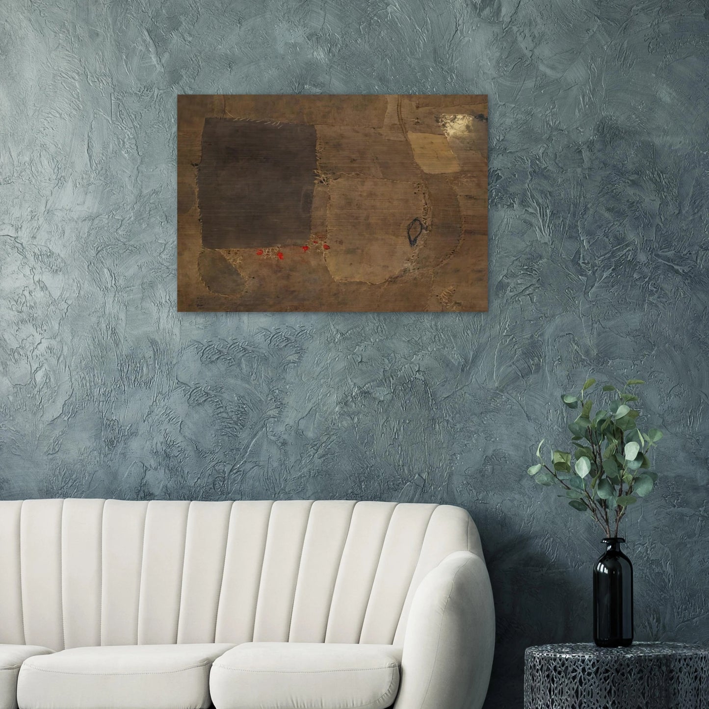 Composition - Alberto Burri Brushed Aluminum Print - 70x100 cm / 28x40 inches | Alberto Burri Aluminum Print | Alberto Burri Prints