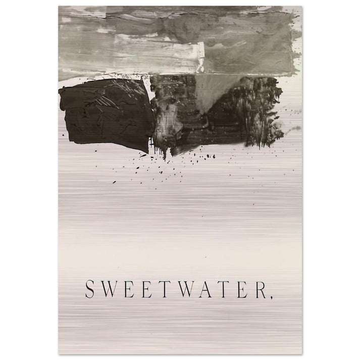 SWEETWATER 1959 - Edward Ruscha Brushed Aluminum Print - 70x100 cm / 28x40 inches | Edward Ruscha Aluminum Print | Edward Ruscha Prints