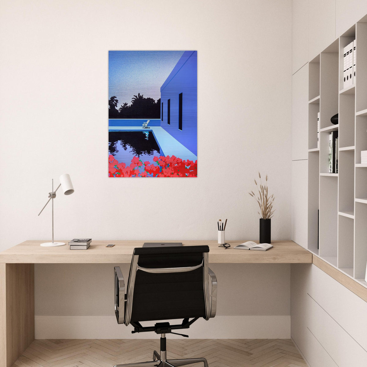 Longs for Summer - Hiroshi Nagai Brushed Aluminum Print - 70x100 cm / 28x40 inches | Hiroshi Nagai Aluminum Print | Hiroshi Nagai Prints