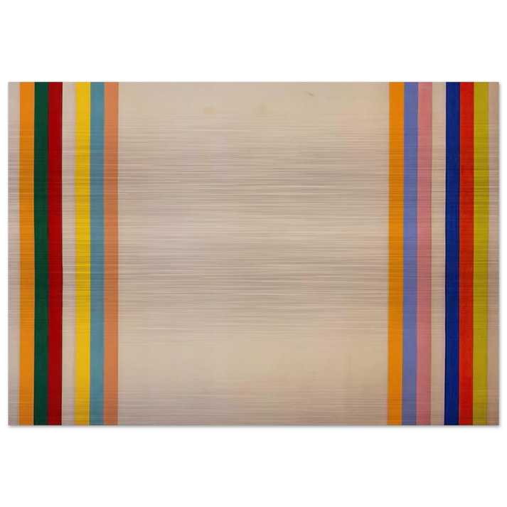 Homage to Matisse - 1960 - Gene Davis Brushed Aluminum Print - 70x100 cm / 28x40 inches | Gene Davis Aluminum Print | Gene Davis Prints