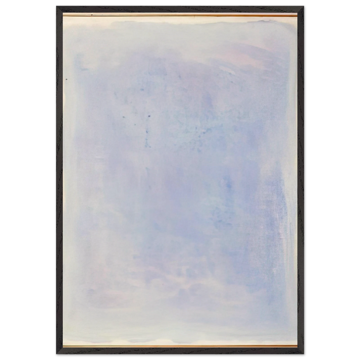 FARBRAUM 1963 - Gotthard Graubner 70x100 cm / 28x40 inches Framed Art Print – Black Wooden Frame
