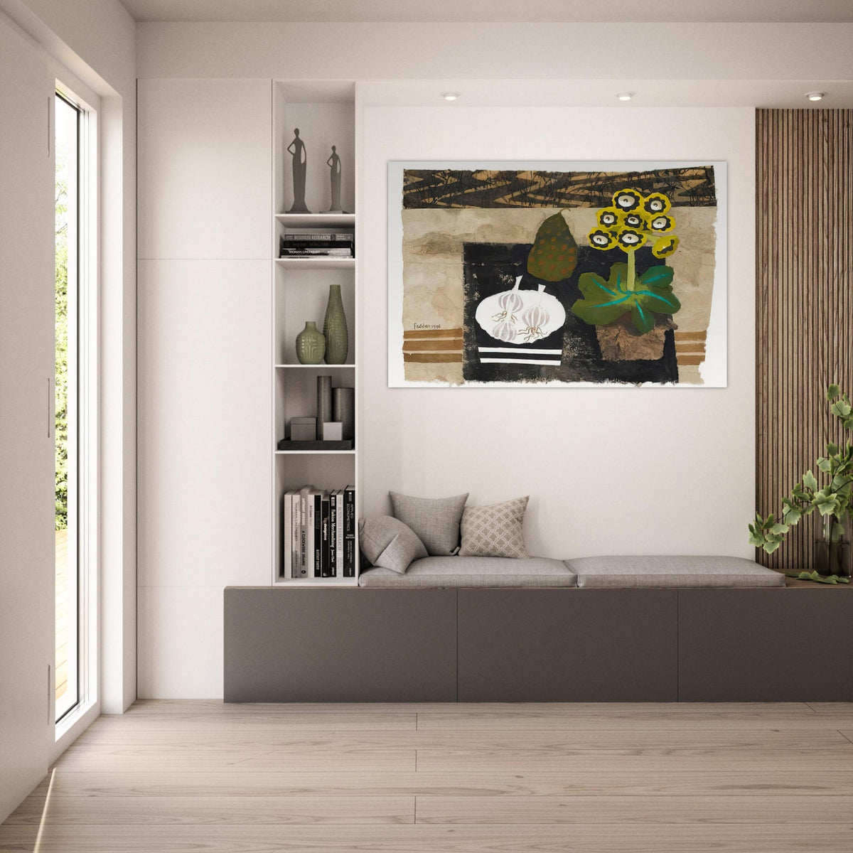 Auricula - 1996 - Mary Fedden Art Prints - 100x150 cm / 40x60″ inches | Mary Fedden Poster | Mary Fedden Prints