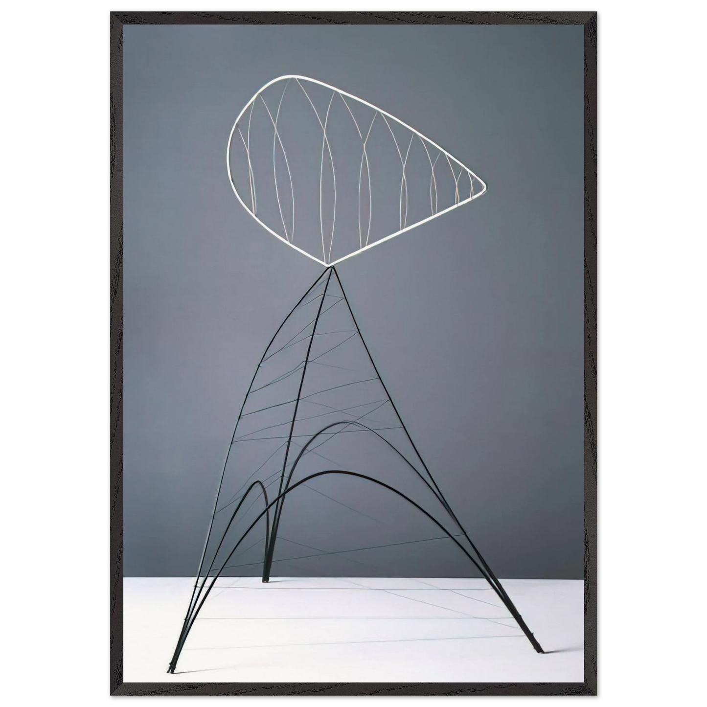 HOLLOW EGG 1939 - Alexander Calder 70x100 cm / 28x40 inches Framed Art Print – Black Wooden Frame