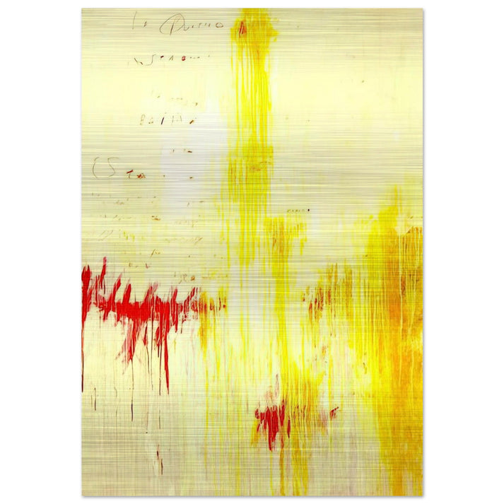 Quattro stagioni I. Estate - Cy Twombly Brushed Aluminum Print - 70x100 cm / 28x40 inches | Cy Twombly Aluminum Print | Cy Twombly Prints