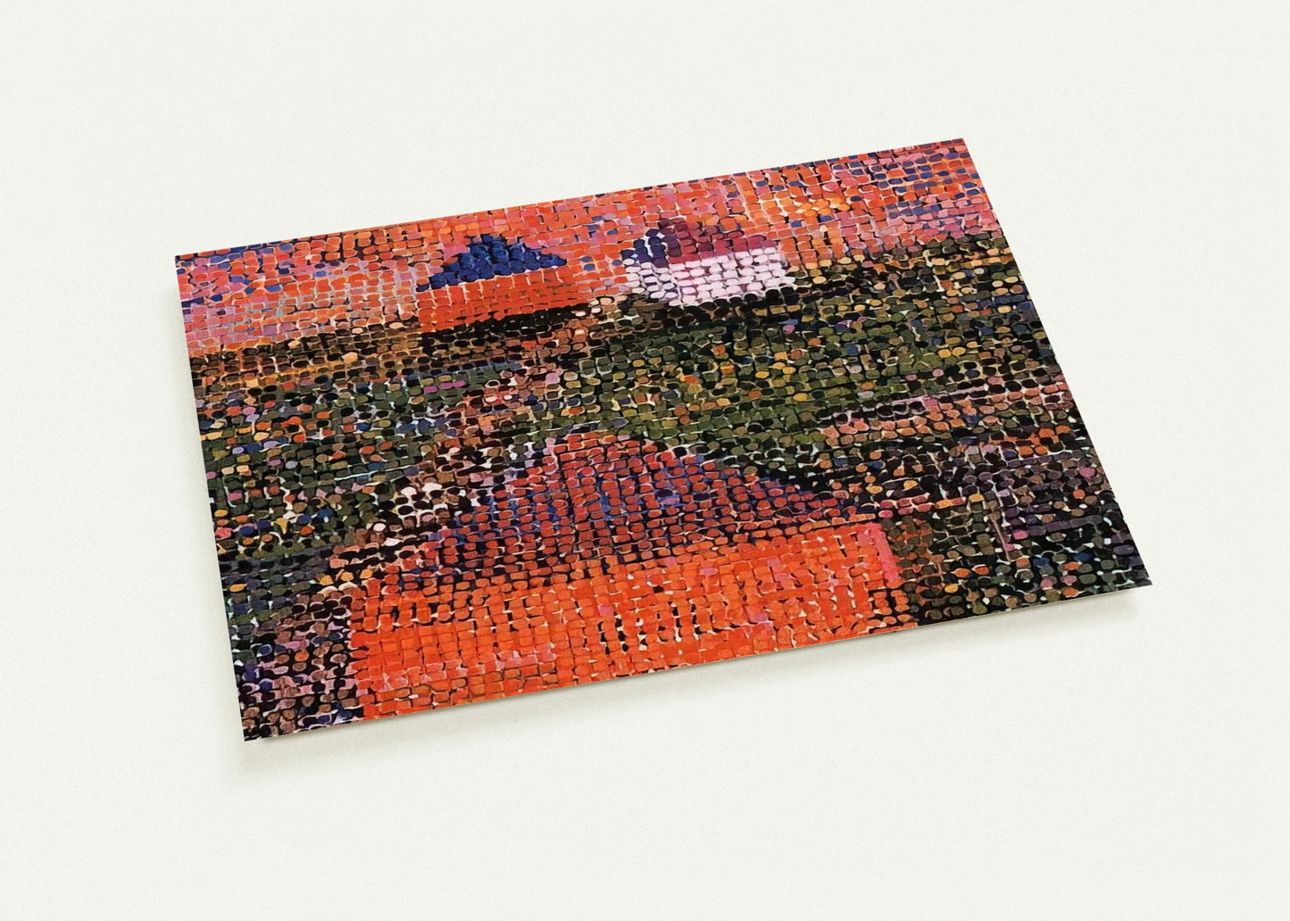 Houses - 2005 By Jennifer Bartlett Pack of 10 Post Cards | Jennifer Bartlett Post Cards | A6 (10.5 x 14.8 cm) - 4.1 x 5.8 inches