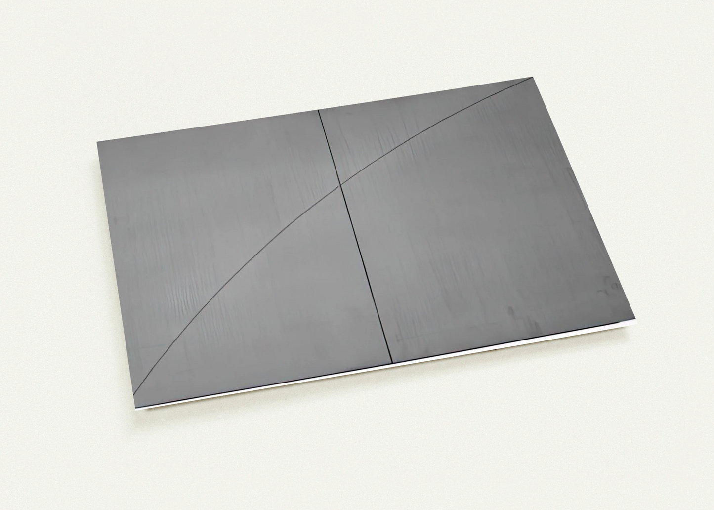 A CURVED LINE WITHIN TWO DISTORTED RECTANGLES 1978 By Robert Mangold Pack of 10 Post Cards | Robert Mangold Post Cards | A6 (10.5 x 14.8 cm) - 4.1 x 5.8 inches