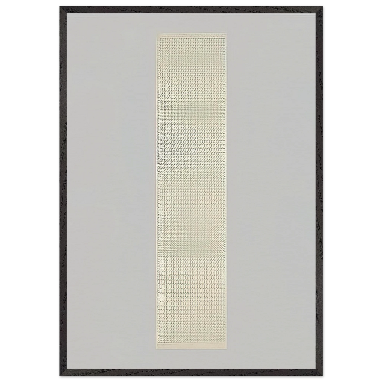 Lettera 11 - 1979 - Dadamaino 70x100 cm / 28x40 inches Framed Art Print – Black Wooden Frame