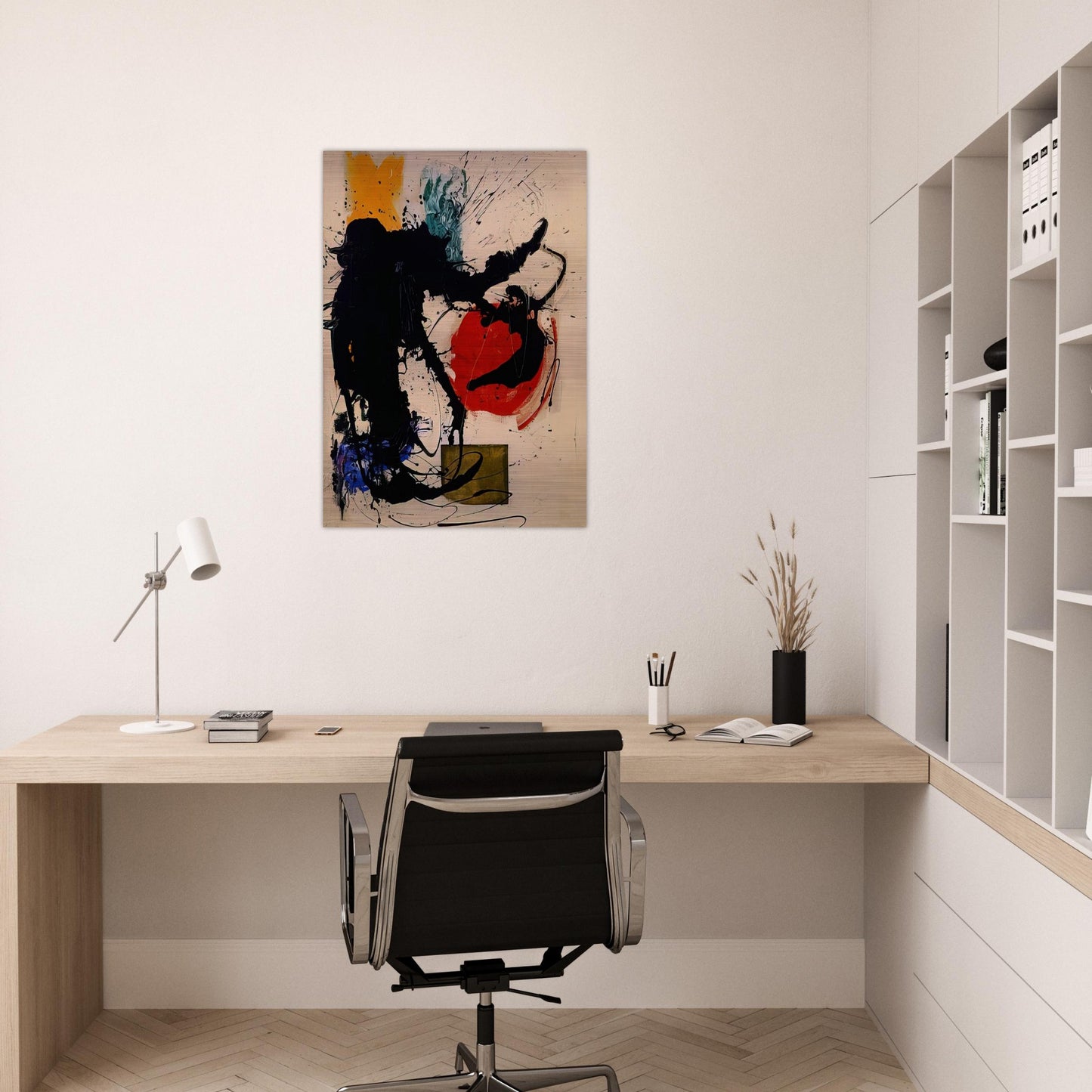 Rope-Swinger - Hans Hofmann Brushed Aluminum Print - 70x100 cm / 28x40 inches | Hans Hofmann Aluminum Print | Hans Hofmann Prints