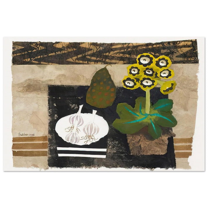 Auricula - 1996 - Mary Fedden Art Prints - 100x150 cm / 40x60″ inches | Mary Fedden Poster | Mary Fedden Prints