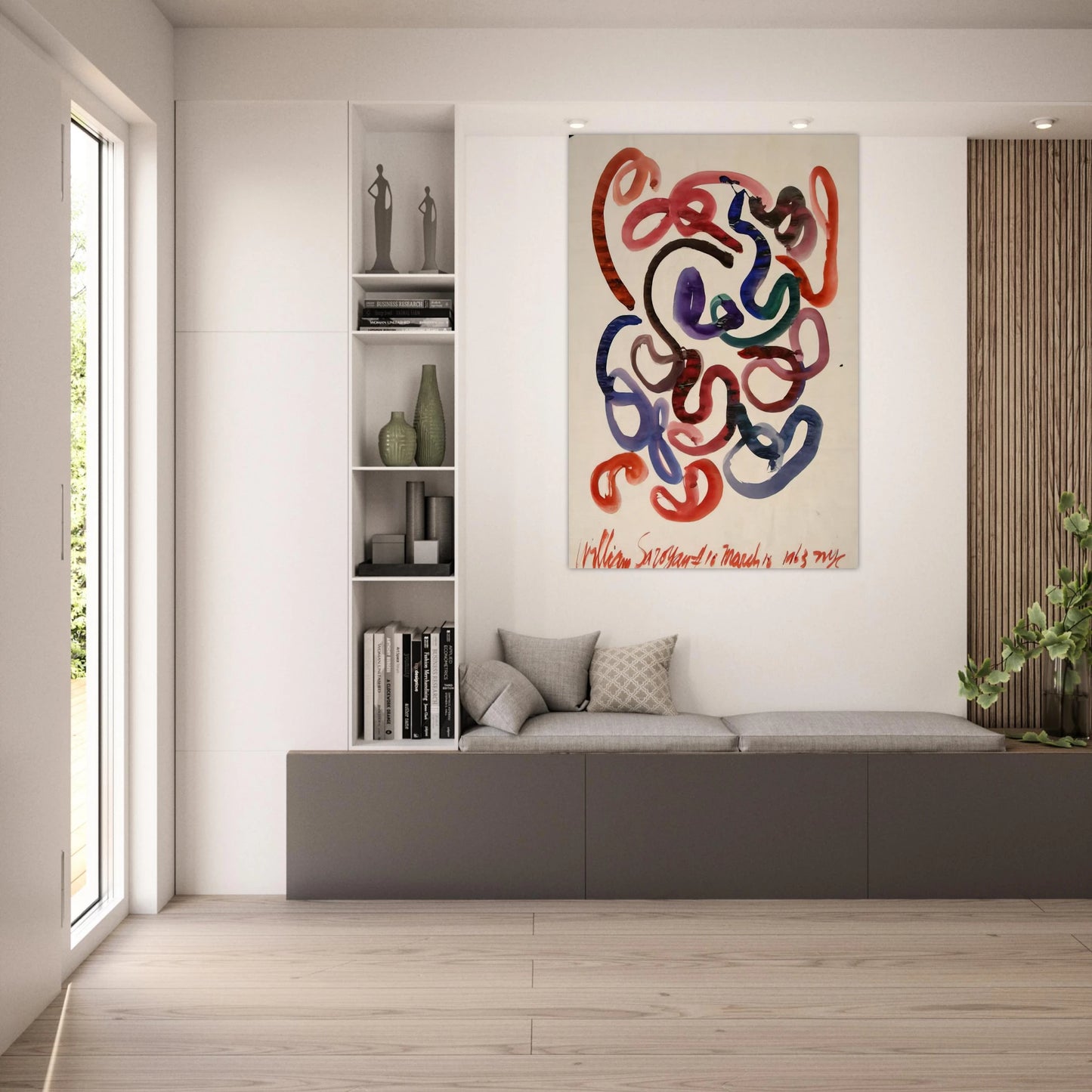 #10 March 10, 1963 NYC - 1963 - William Saroyan Art Prints - 100x150 cm / 40x60″ inches | William Saroyan Poster | William Saroyan Prints