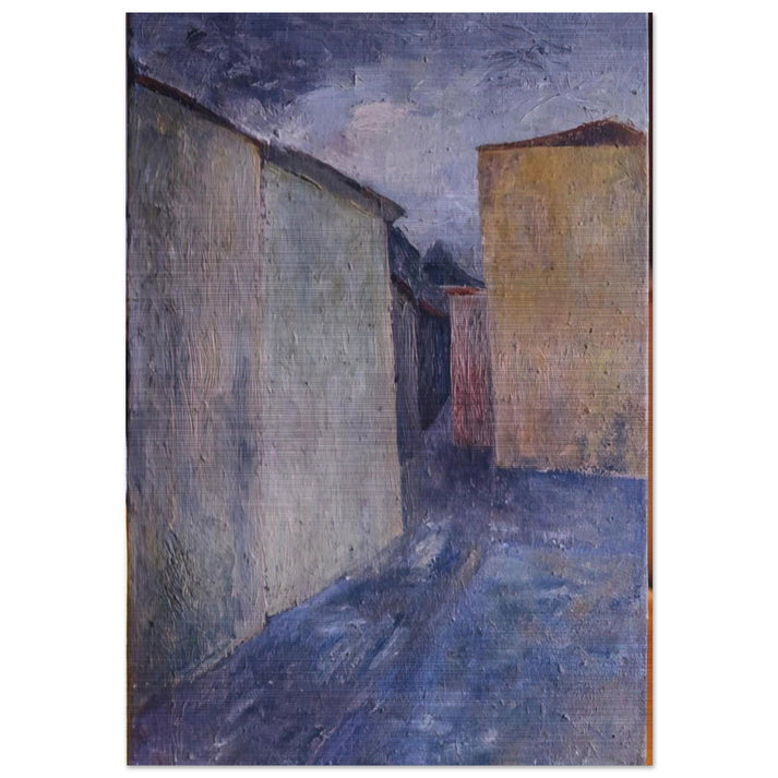 Upper Piazza - 1947 - Alberto Burri Brushed Aluminum Print - 70x100 cm / 28x40 inches | Alberto Burri Aluminum Print | Alberto Burri Prints
