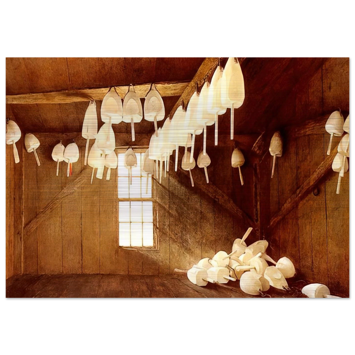 TOMORROW THE OUTER SHOALS - Andrew Wyeth Brushed Aluminum Print - 70x100 cm / 28x40 inches | Andrew Wyeth Aluminum Print | Andrew Wyeth Prints