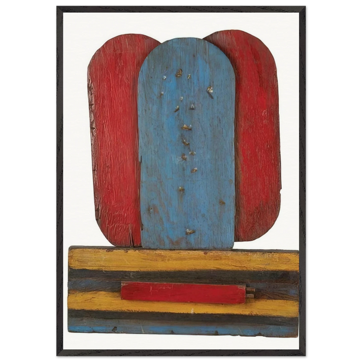 Summer Snow - 1978 - Betty Parsons 70x100 cm / 28x40 inches Framed Art Print – Black Wooden Frame