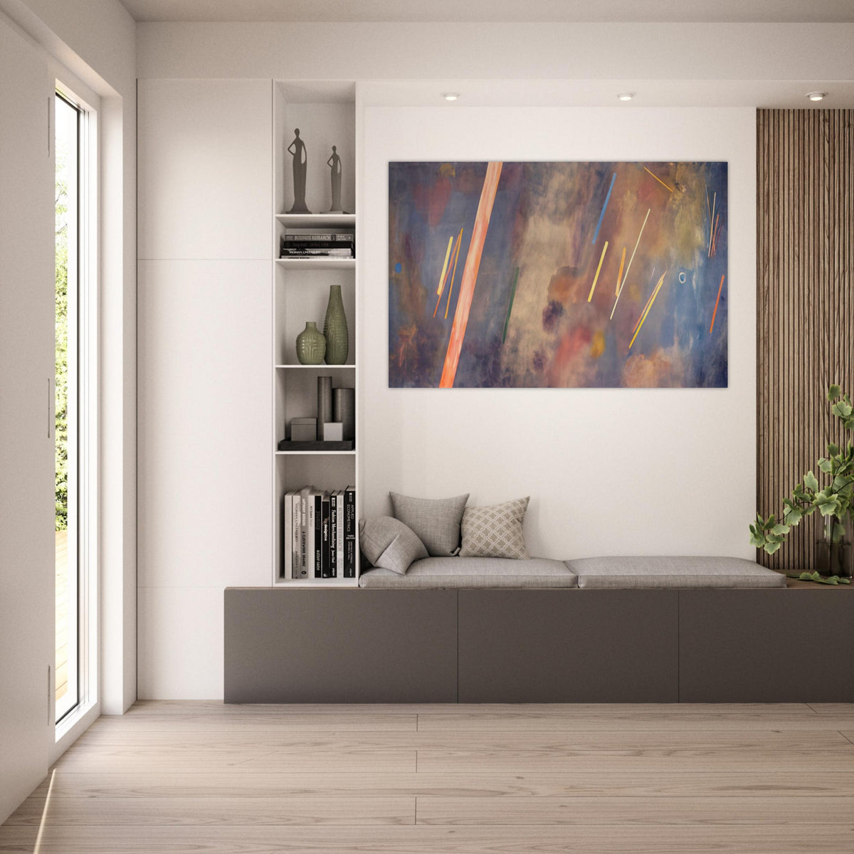 For William Blake - 1968 - Ronnie Landfield Art Prints - 100x150 cm / 40x60″ inches | Ronnie Landfield Poster | Ronnie Landfield Prints