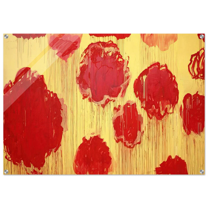Untitled Peonias series - Cy Twombly Acrylic Print - 70x100 cm / 28x40″ inches