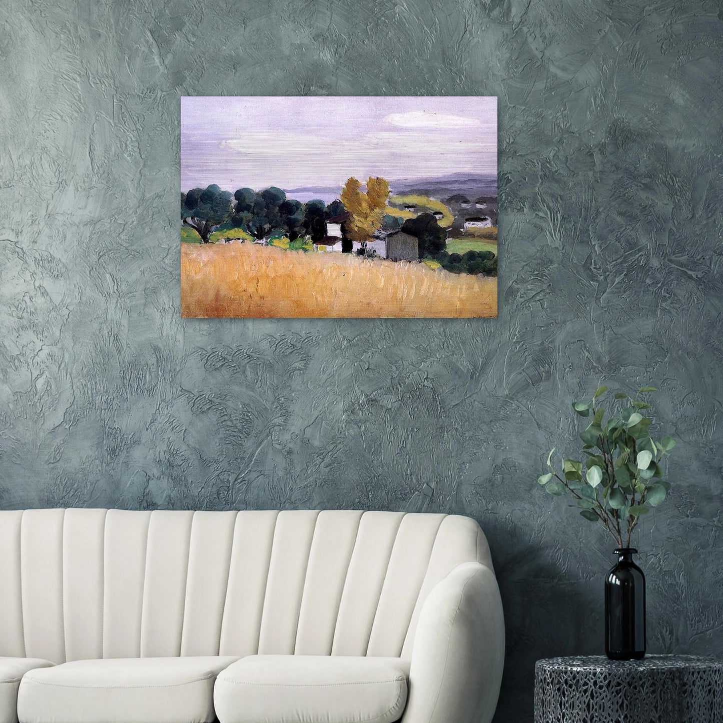 AUTUMN IN CAGNES 1918 - Henri Matisse Brushed Aluminum Print - 70x100 cm / 28x40 inches | Henri Matisse Aluminum Print | Henri Matisse Prints