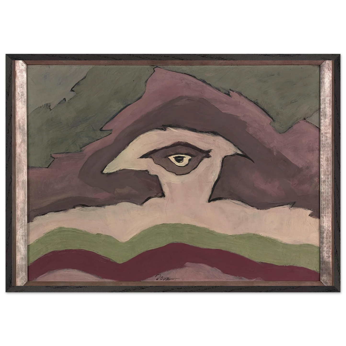 Storm Clouds - 1935 - Arthur Dove 70x100 cm / 28x40 inches Framed Art Print – Black Wooden Frame