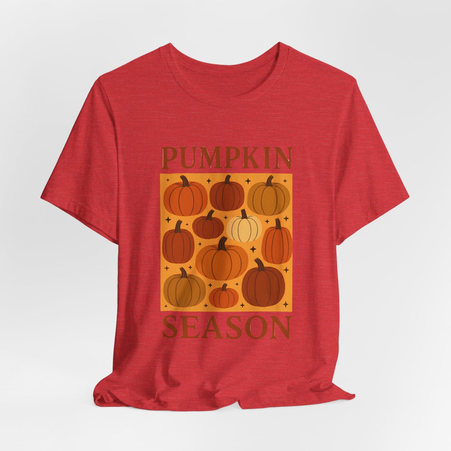 Camiseta de temporada de calabaza para mujer Boho Pumpkin