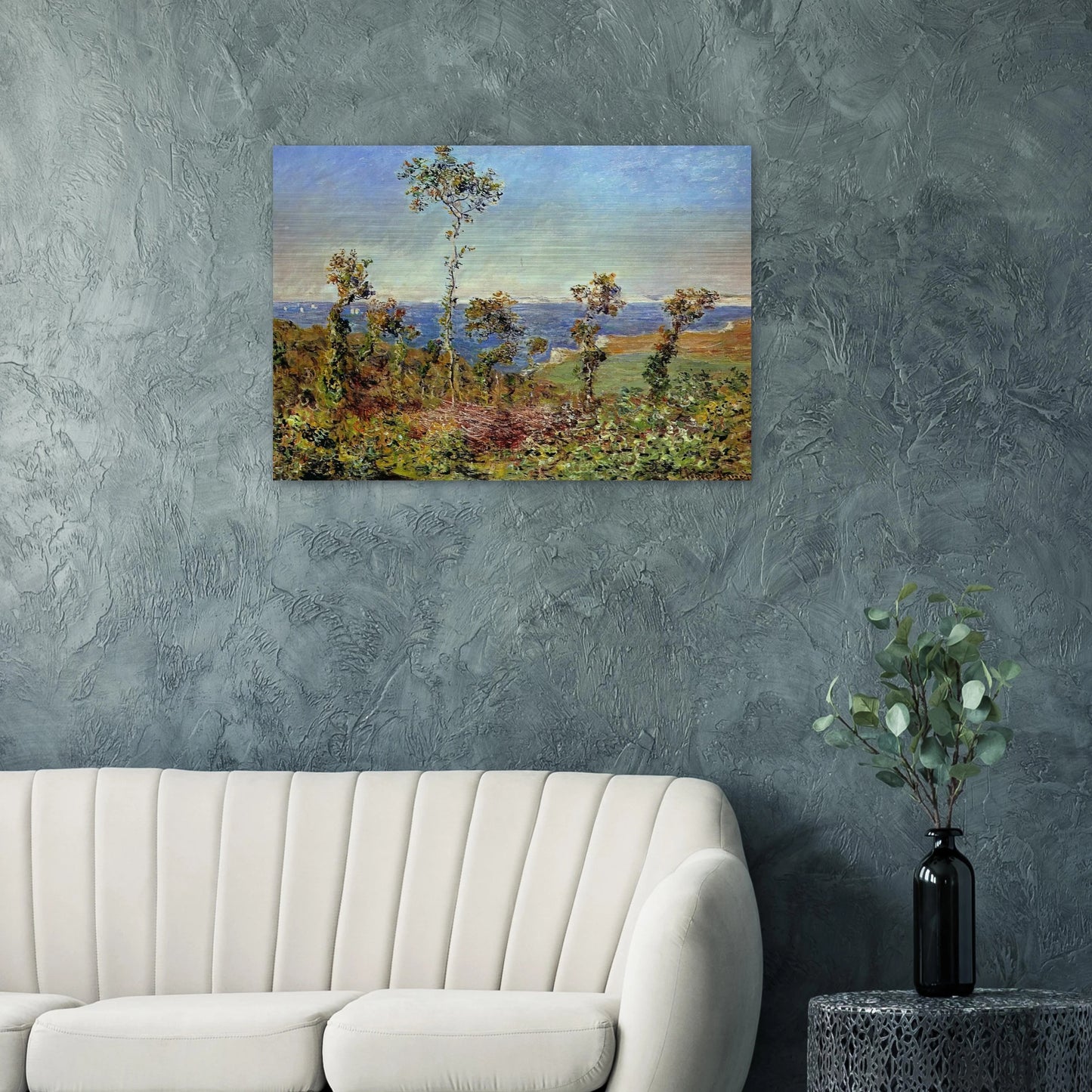 The Fonds at Varengeville - claude monet Brushed Aluminum Print - 70x100 cm / 28x40 inches | claude monet Aluminum Print | claude monet Prints