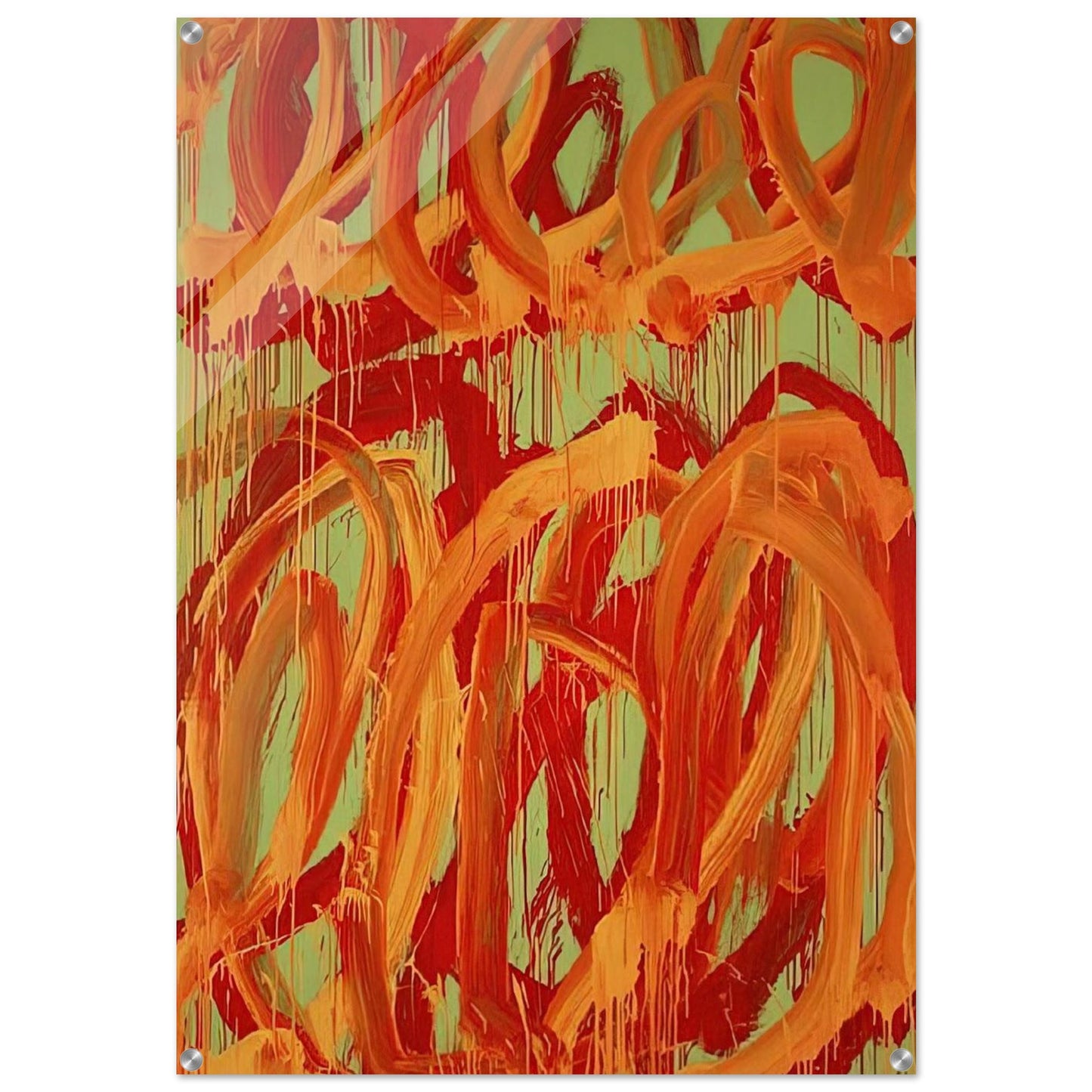 Camino Real IV - Cy Twombly Acrylic Print - 70x100 cm / 28x40″ inches