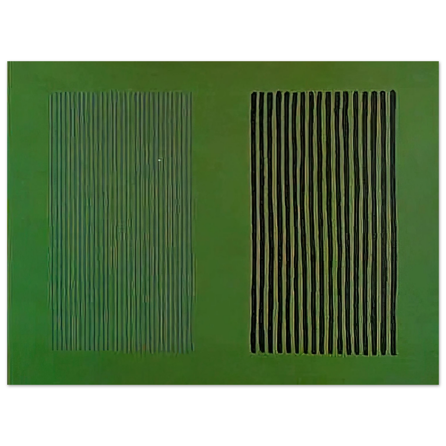 Gene Davis - Green Giant - 1980 75x100 cm / 30x40inches Fine Art Poster