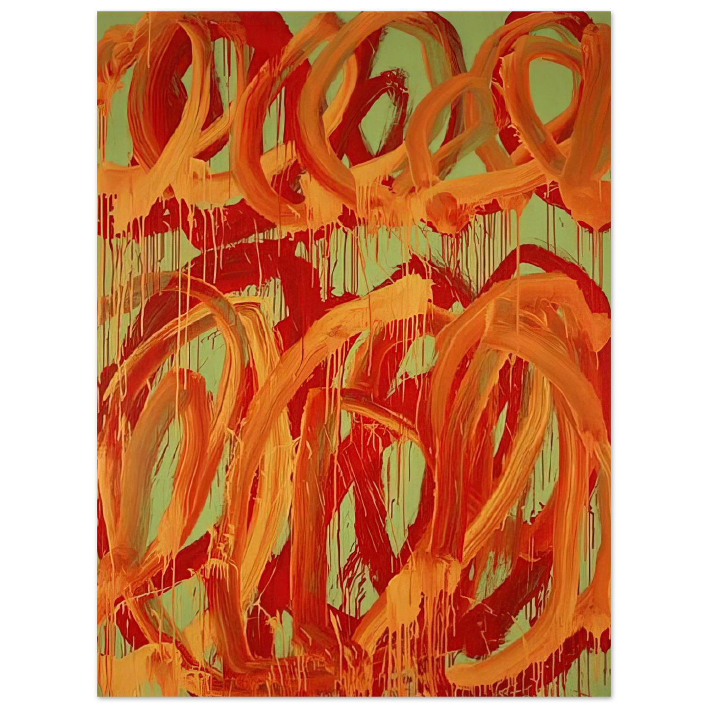 Cy Twombly - Camino Real IV 75x100 cm / 30x40inches Fine Art Poster