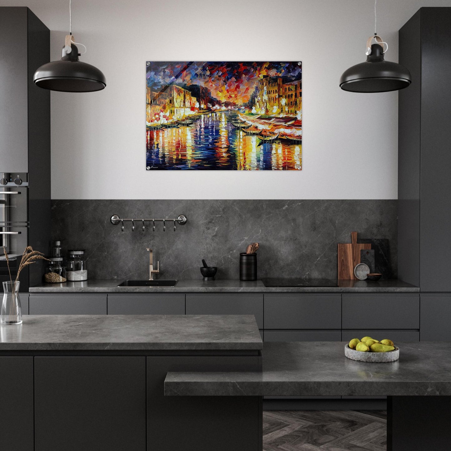 Leonid Afremov - Leonid Afremov Acrylic Print - 70x100 cm / 28x40″ inches | Leonid Afremov Wall Art | Leonid Afremov Prints