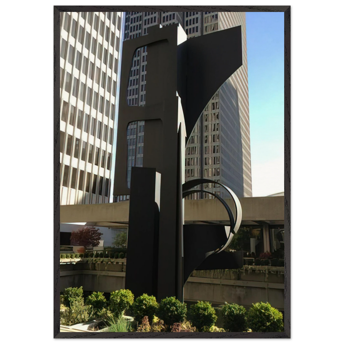 SKY TREE 1977 - Louise Nevelson 70x100 cm / 28x40 inches Framed Art Print – Black Wooden Frame