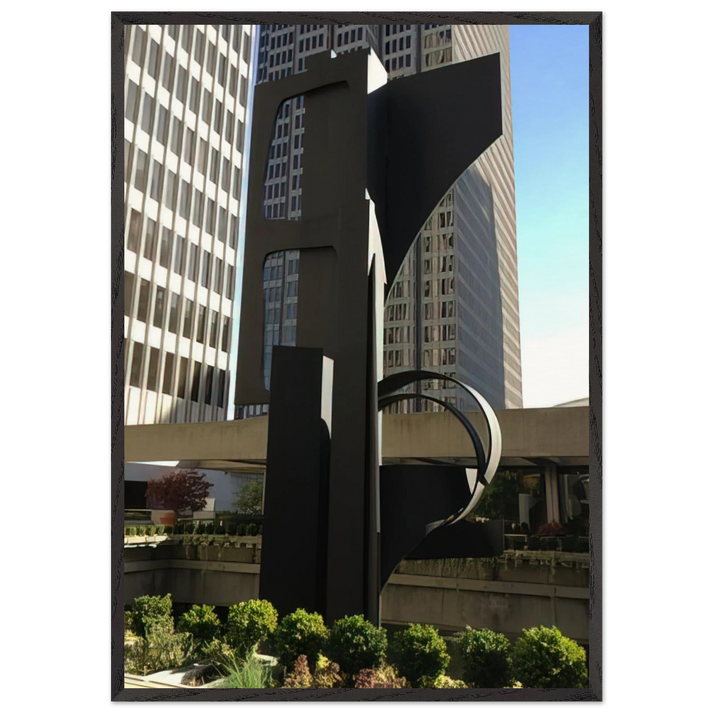SKY TREE 1977 - Louise Nevelson 70x100 cm / 28x40 inches Framed Art Print – Black Wooden Frame