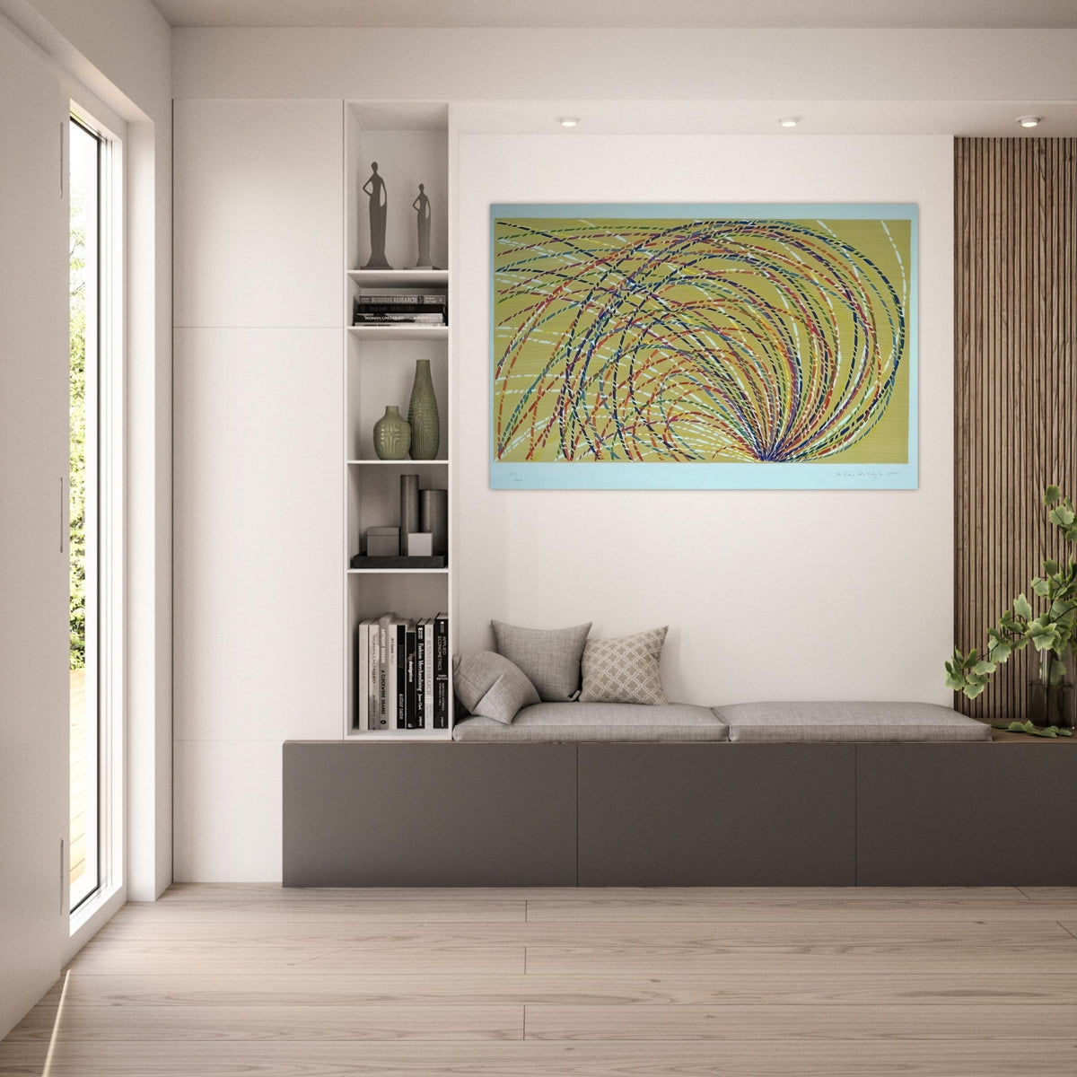 Aurora - 1985 - Piero Dorazio Art Prints - 100x150 cm / 40x60″ inches | Piero Dorazio Poster | Piero Dorazio Prints