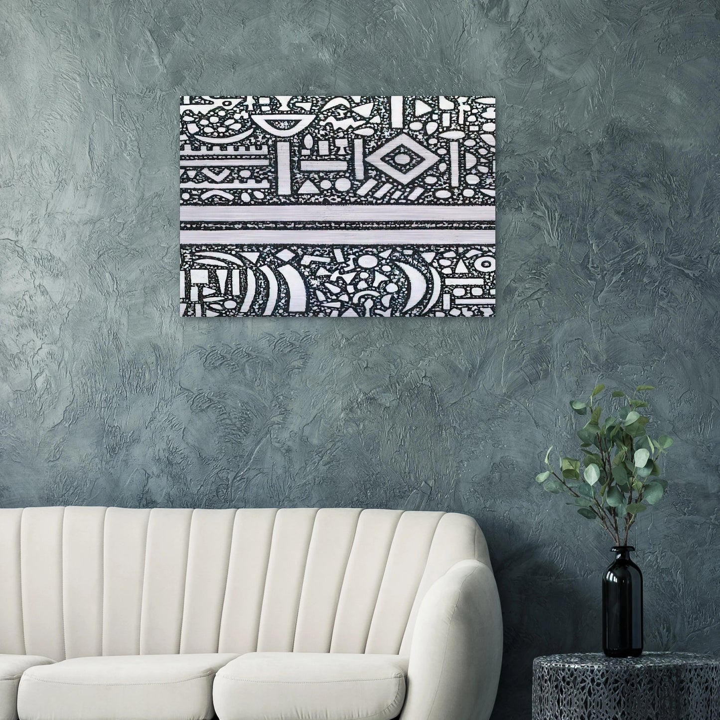 From the Edge of Darkness - 1992 - Richard Pousette-Dart Brushed Aluminum Print - 70x100 cm / 28x40 inches | Richard Pousette-Dart Aluminum Print | Richard Pousette-Dart Prints