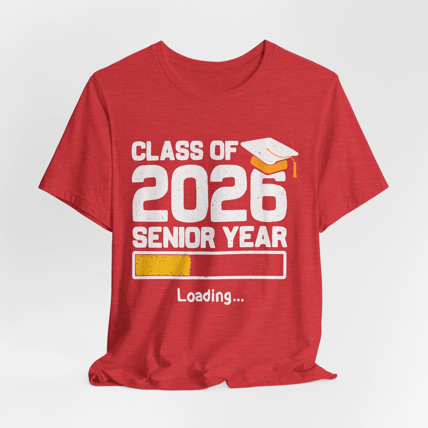 Camiseta de último año de la clase de 2026, camiseta de graduación, regalo de graduación unisex, ropa para estudiantes de último año de secundaria, camiseta con destino a la universidad