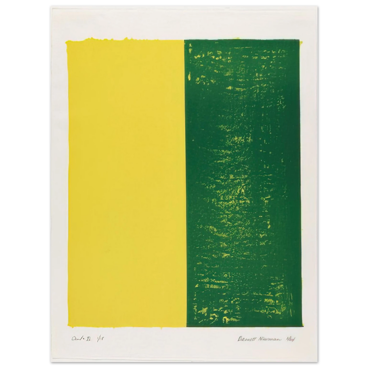 Barnett Newman - Canto XI 75x100 cm / 30x40inches Fine Art Poster