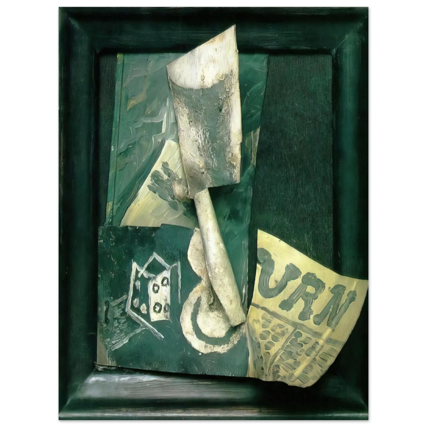 Pablo Picasso - Glass and newspaper 75x100 cm / 30x40inches Fine Art Poster