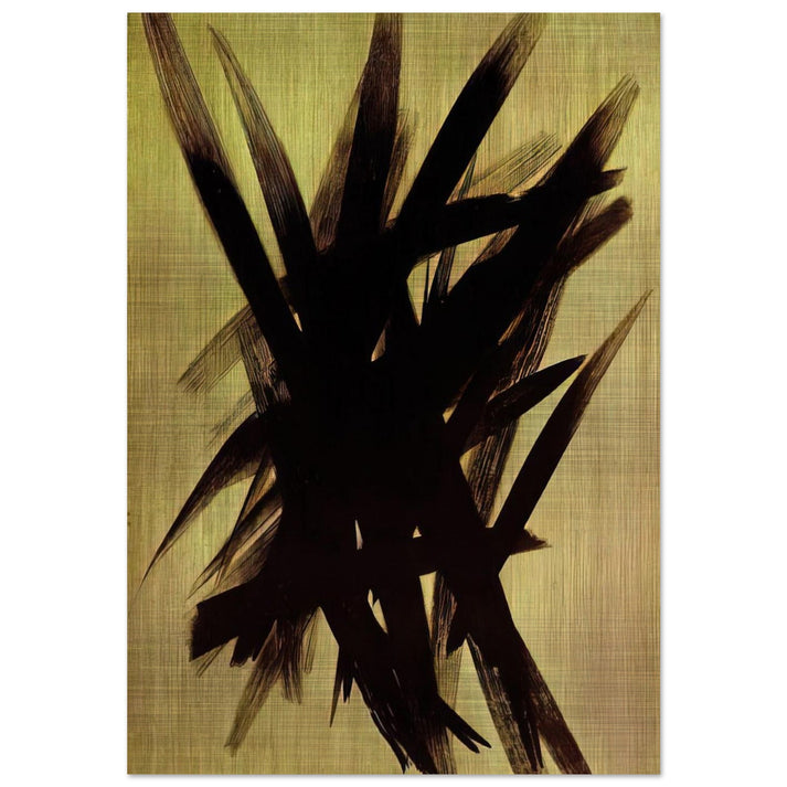 Untitled T1955-23 - 1955 - Hans Hartung Brushed Aluminum Print - 70x100 cm / 28x40 inches | Hans Hartung Aluminum Print | Hans Hartung Prints