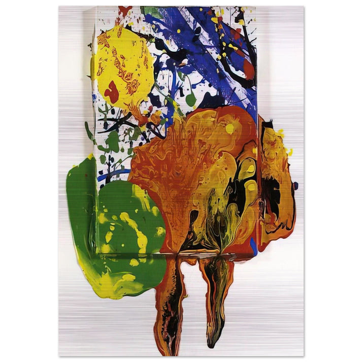 Untitled SFP89-105 - Sam Francis Brushed Aluminum Print - 70x100 cm / 28x40 inches | Sam Francis Aluminum Print | Sam Francis Prints