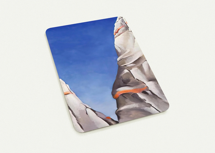 Blue Sky By Georgia O'Keeffe Pack of 10 Post Cards | Georgia O'Keeffe Post Cards | A6 (10.5 x 14.8 cm) - 4.1 x 5.8 inches