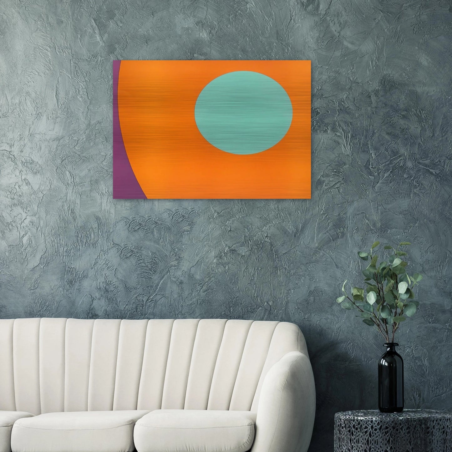 Untitled Abstract - 1962 - Alexander Liberman Brushed Aluminum Print - 70x100 cm / 28x40 inches | Alexander Liberman Aluminum Print | Alexander Liberman Prints