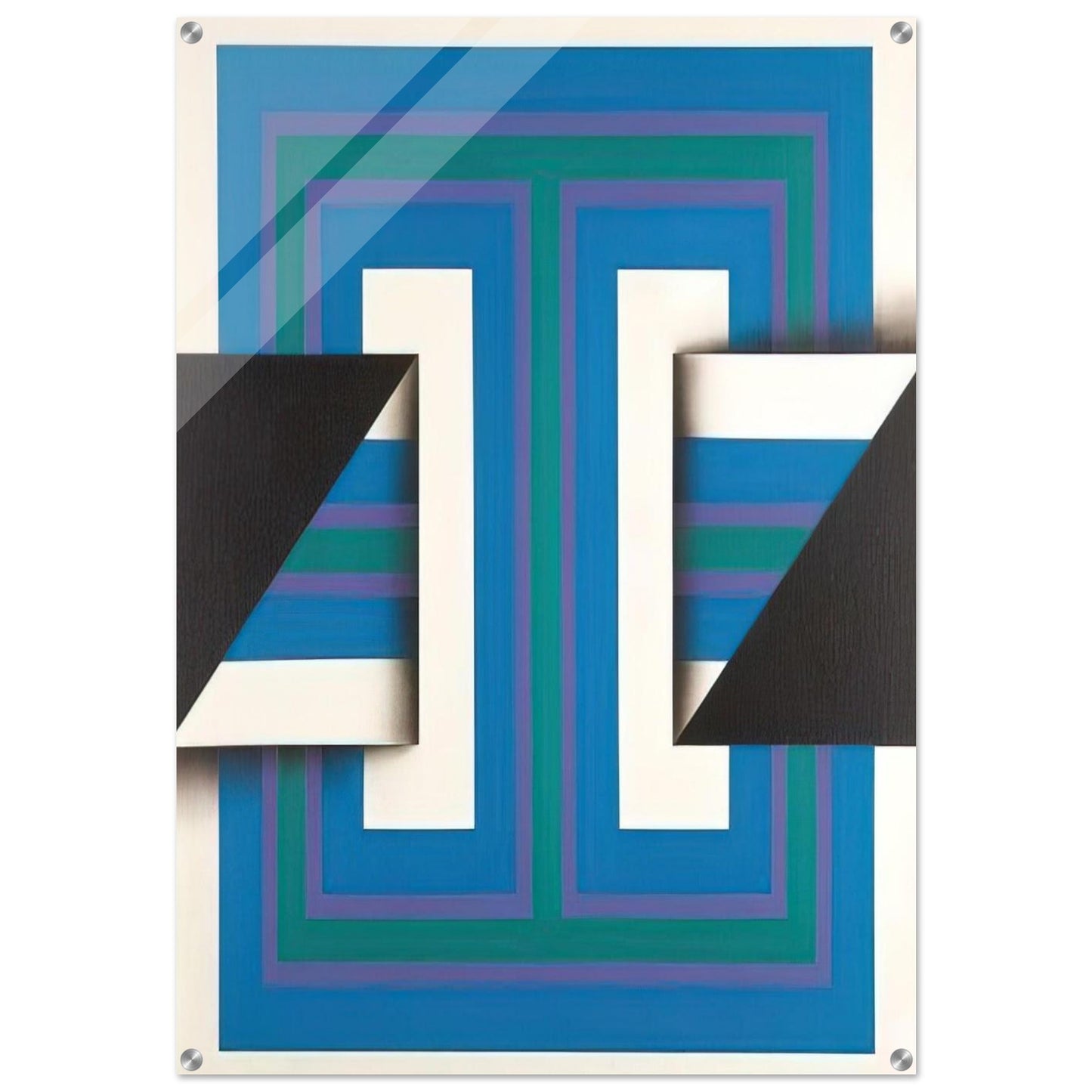 Palindrome 10 - 1967 - Omar Rayo Acrylic Print - 70x100 cm / 28x40″ inches | Omar Rayo Wall Art | Omar Rayo Prints