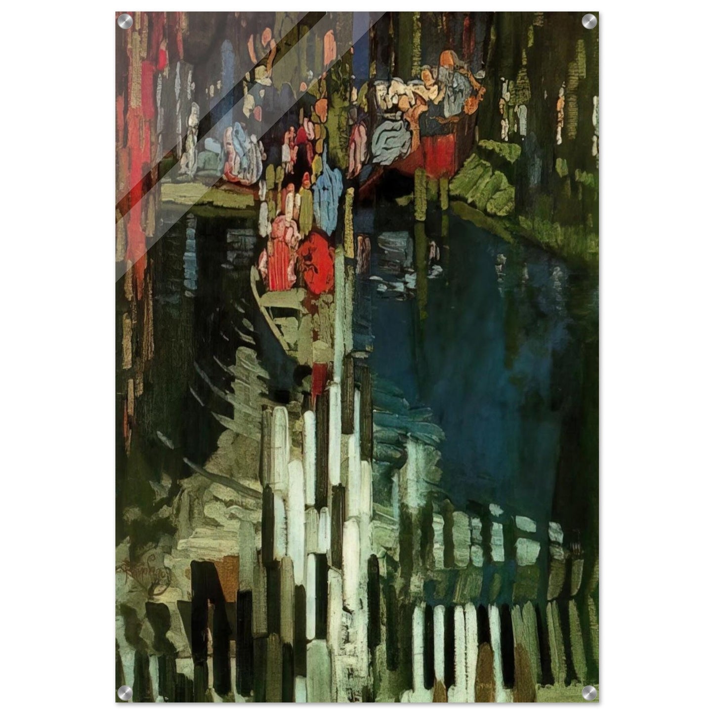 Piano Keys Lake - Frantisek Kupka Acrylic Print - 70x100 cm / 28x40″ inches