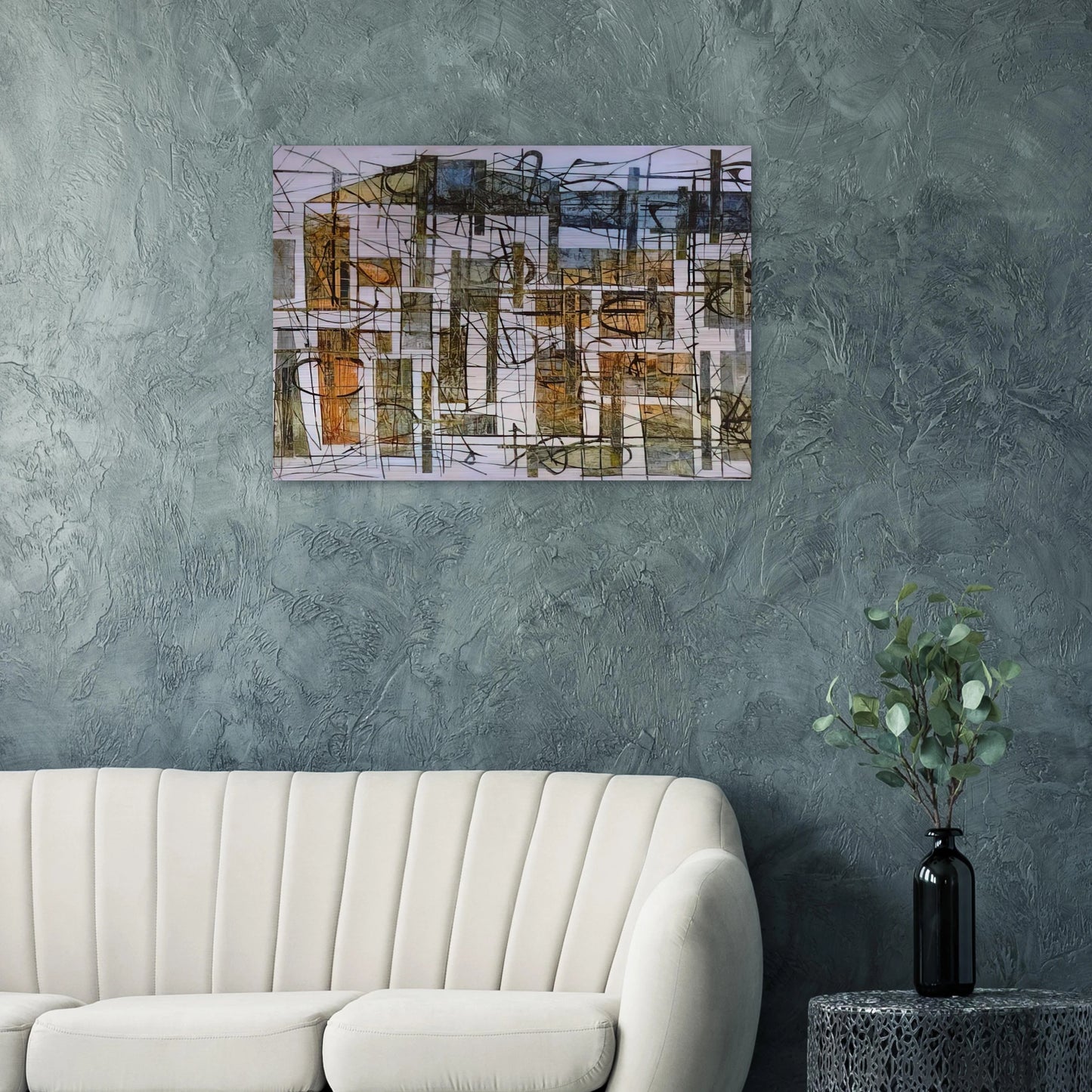 Lookscape - 1952 - Jimmy Ernst Brushed Aluminum Print - 70x100 cm / 28x40 inches | Jimmy Ernst Aluminum Print | Jimmy Ernst Prints
