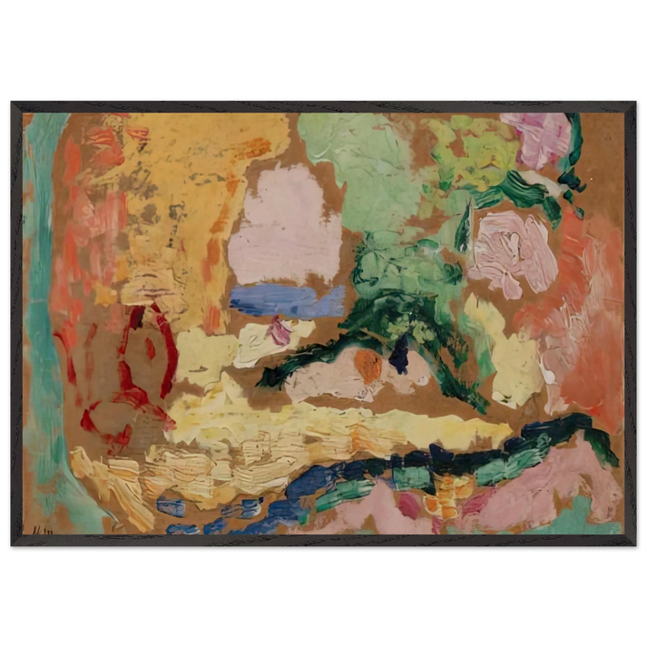 SKETCH FOR LE BONHEUR DE VIVRE 1906 - Henri Matisse 70x100 cm / 28x40 inches Framed Art Print – Black Wooden Frame