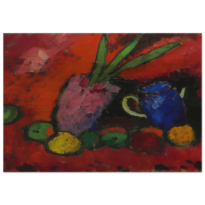 STILL LIFE 1912 - Alexej von Jawlensky Brushed Aluminum Print - 70x100 cm / 28x40 inches | Alexej von Jawlensky Aluminum Print | Alexej von Jawlensky Prints