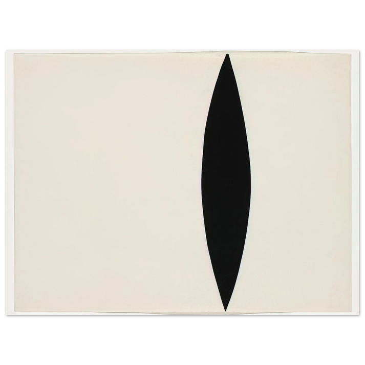 Ellsworth Kelly - Mandorla Form 75x100 cm / 30x40inches Fine Art Poster