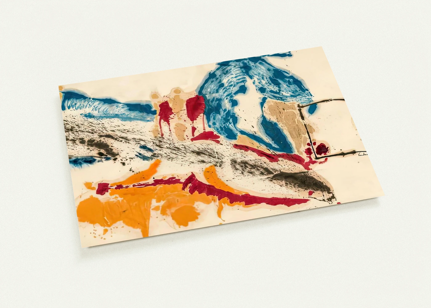 Alassio, 1960- By Helen Frankenthaler Pack of 10 Post Cards | Helen Frankenthaler Post Cards | A6 (10.5 x 14.8 cm) - 4.1 x 5.8 inches