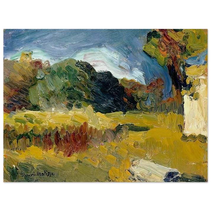 Henri Matisse - LANDSCAPE OF CORSICA 75x100 cm / 30x40inches Fine Art Poster