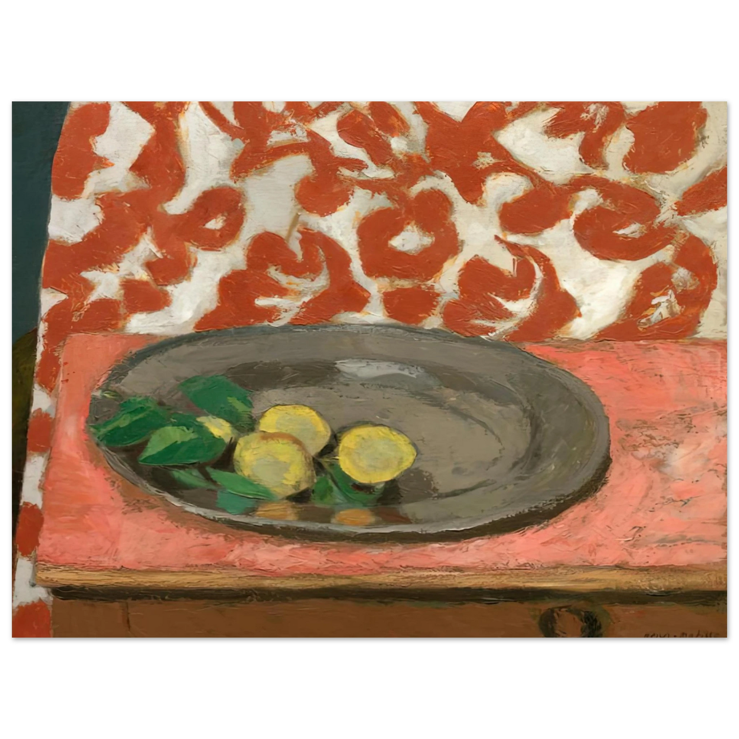 Henri Matisse - LEMONS ON A PEWTER PLATE 1929 75x100 cm / 30x40inches Fine Art Poster