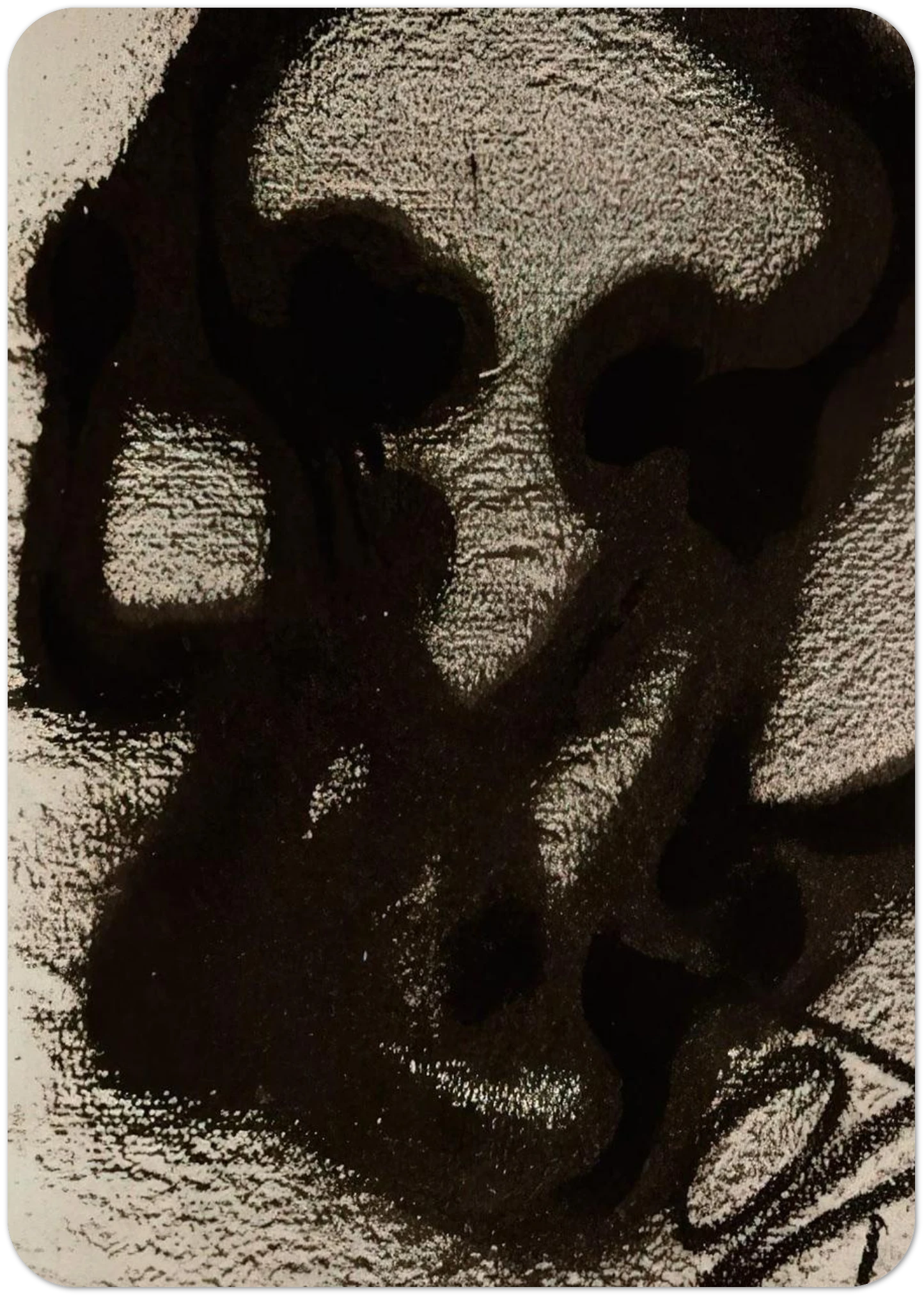 EQUATION III 1987 By Antoni Tapies Pack of 10 Post Cards | Antoni Tapies Post Cards | A6 (10.5 x 14.8 cm) - 4.1 x 5.8 inches
